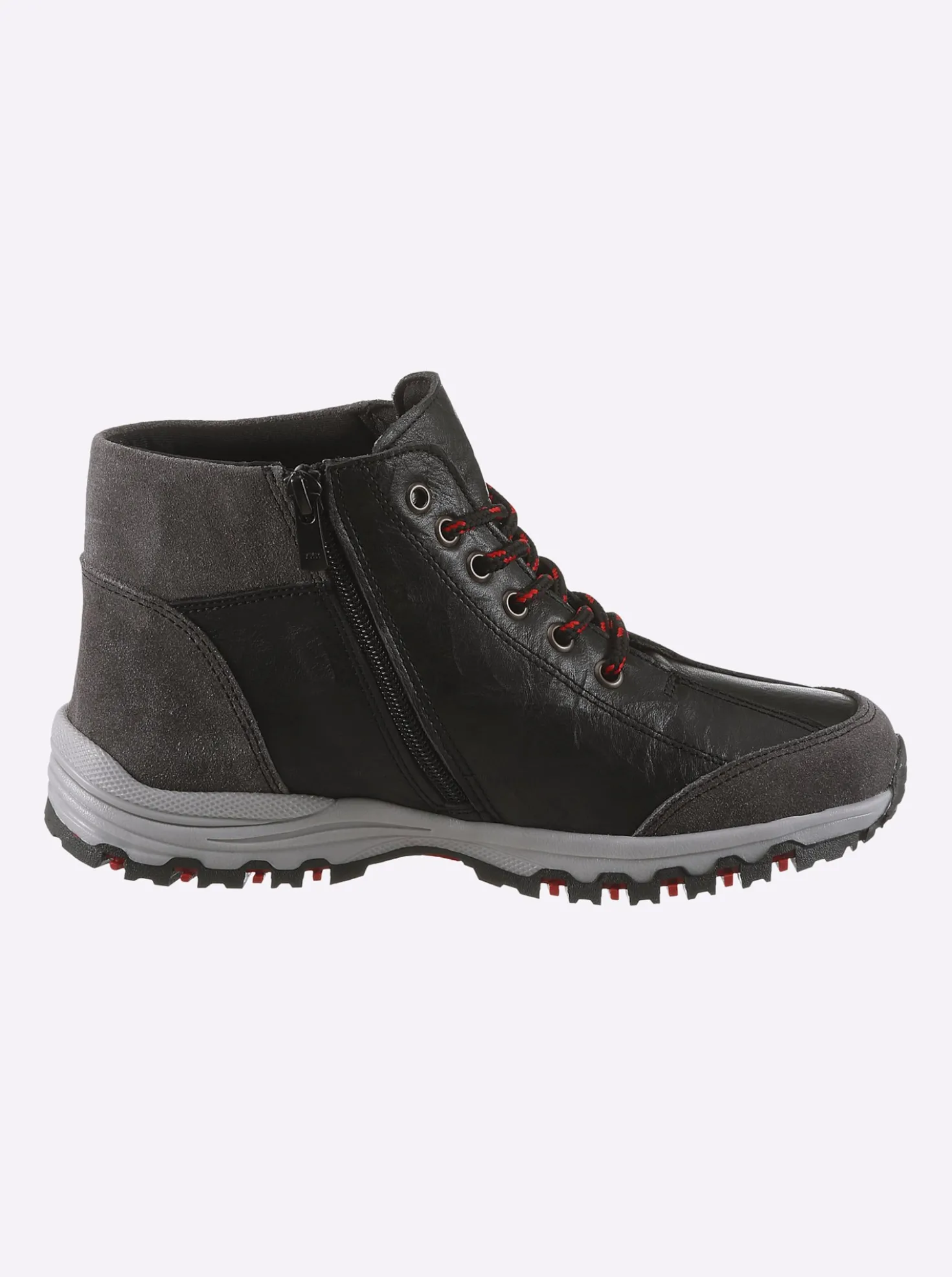 Stiefelette mit Profilsohle