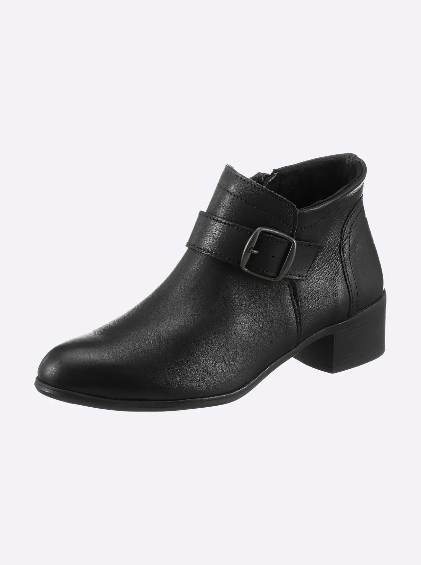 Stiefelette mit seitlichem Reißverschluss