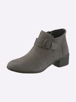 Stiefelette mit seitlichem Reißverschluss
