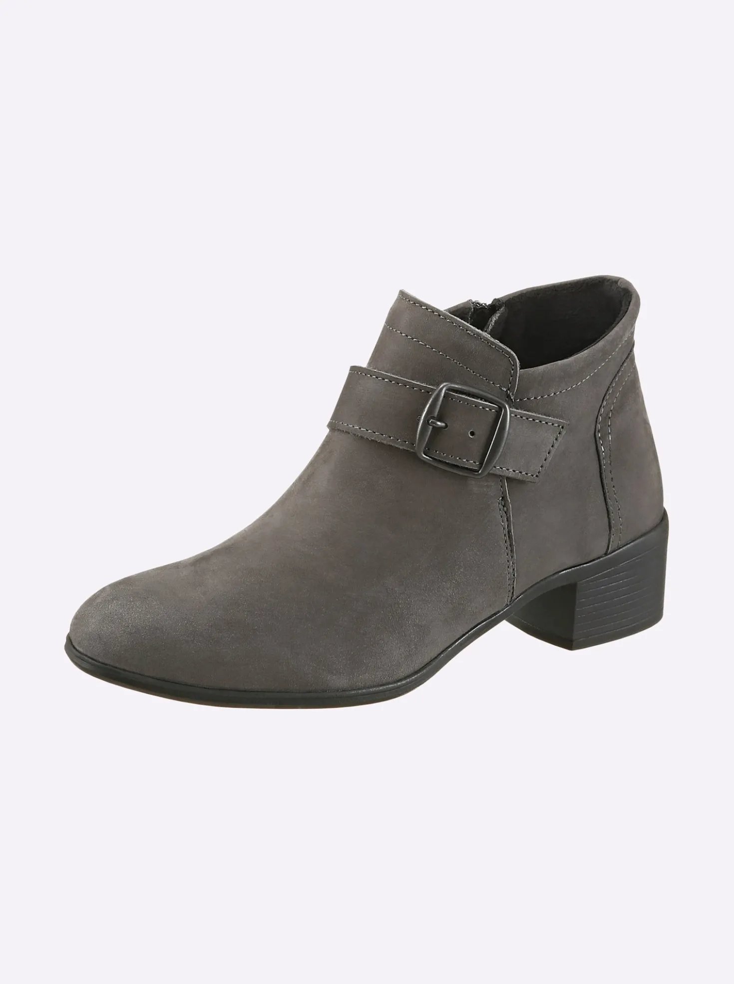 Stiefelette mit seitlichem Reißverschluss