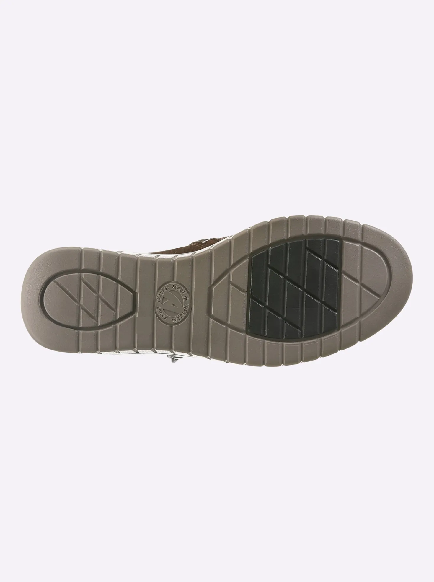 Stiefelette mit Veloursleder