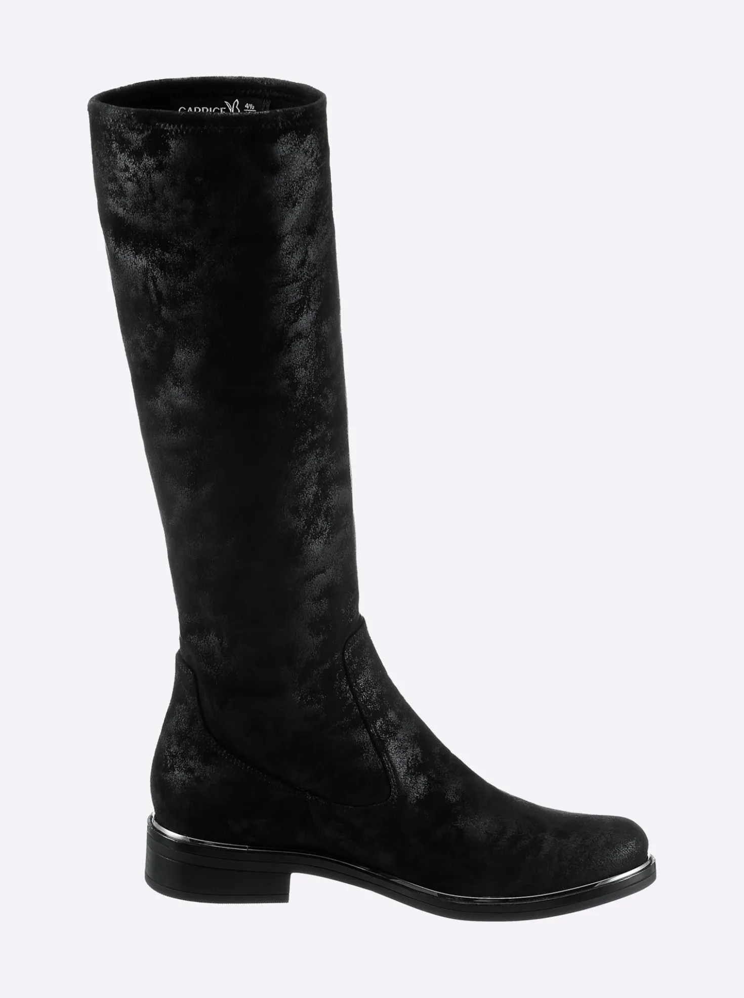 Stiefel in Schlupfform mit Stretch-Einsatz