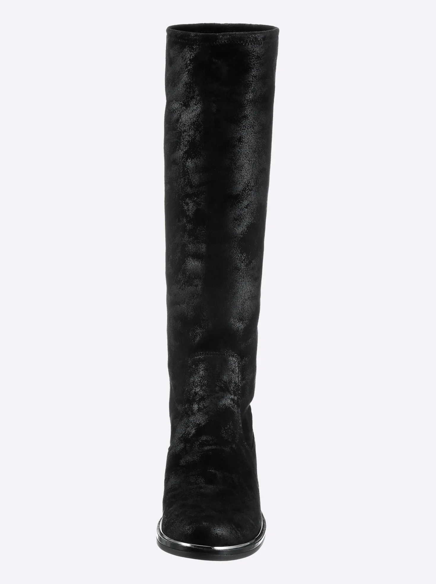 Stiefel in Schlupfform mit Stretch-Einsatz
