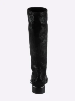 Stiefel in Schlupfform mit Stretch-Einsatz