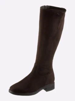 Stiefel mit Stretch-Einsatz