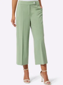 Stoffhose mit Zier-Taschen hinten