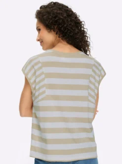 Streifenshirt aus Flammgarn