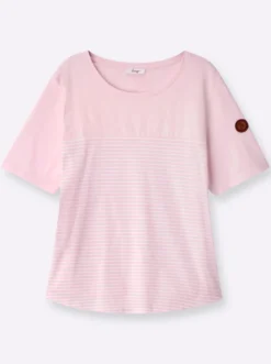 Streifenshirt im figurbetonten Schnitt