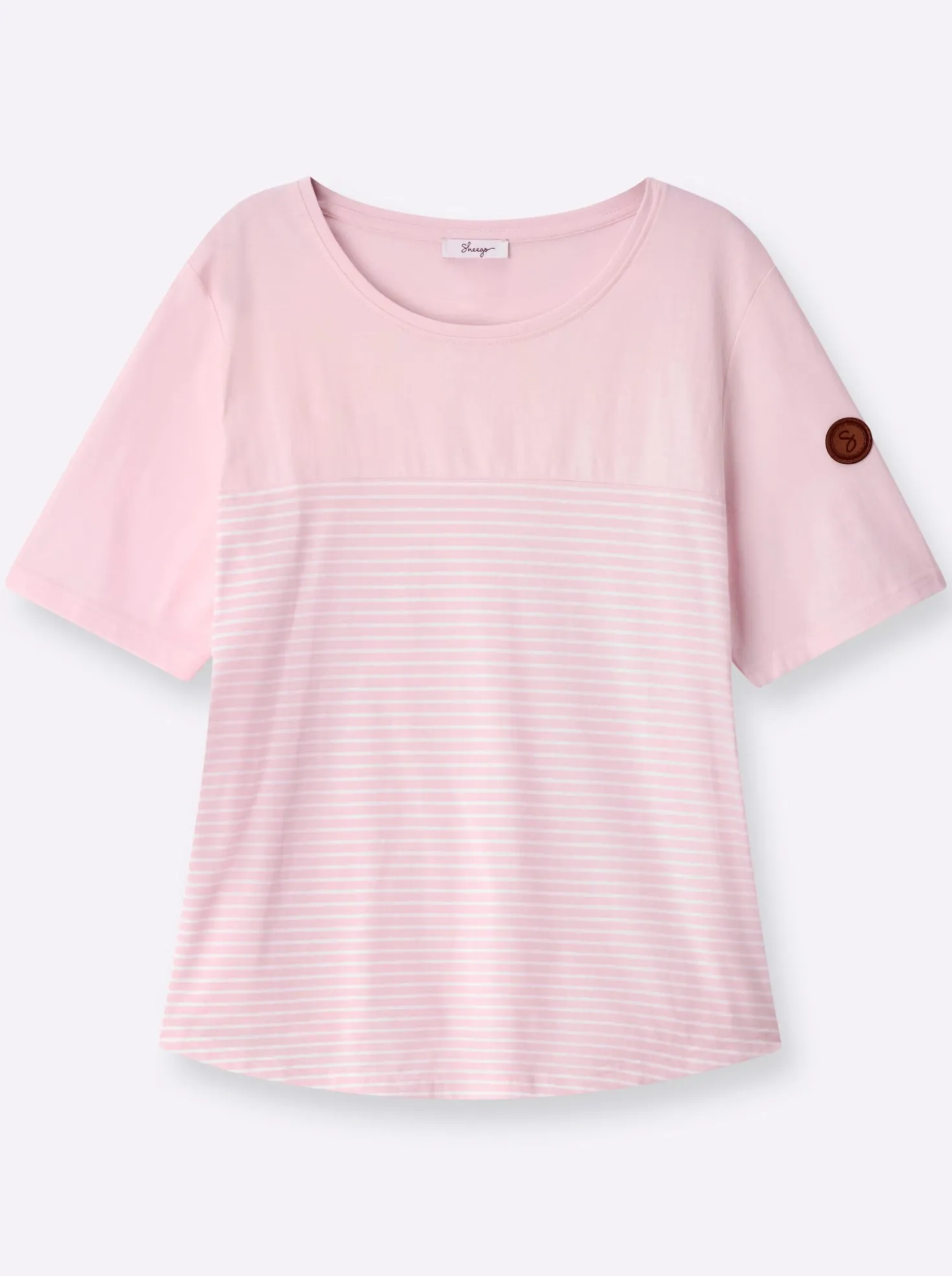 Streifenshirt im figurbetonten Schnitt