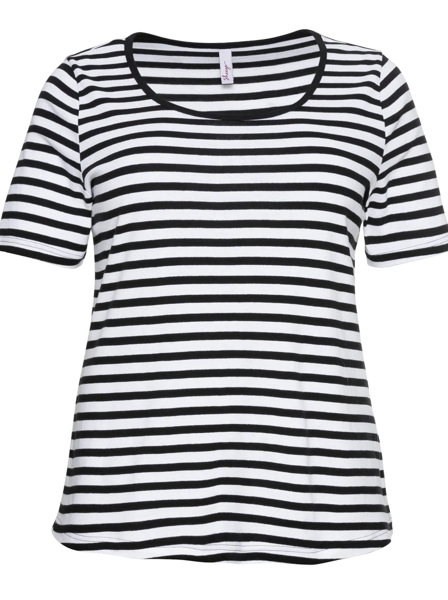 Streifenshirt mit Rundhalsausschnitt