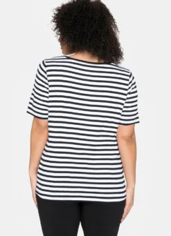 Streifenshirt mit Rundhalsausschnitt