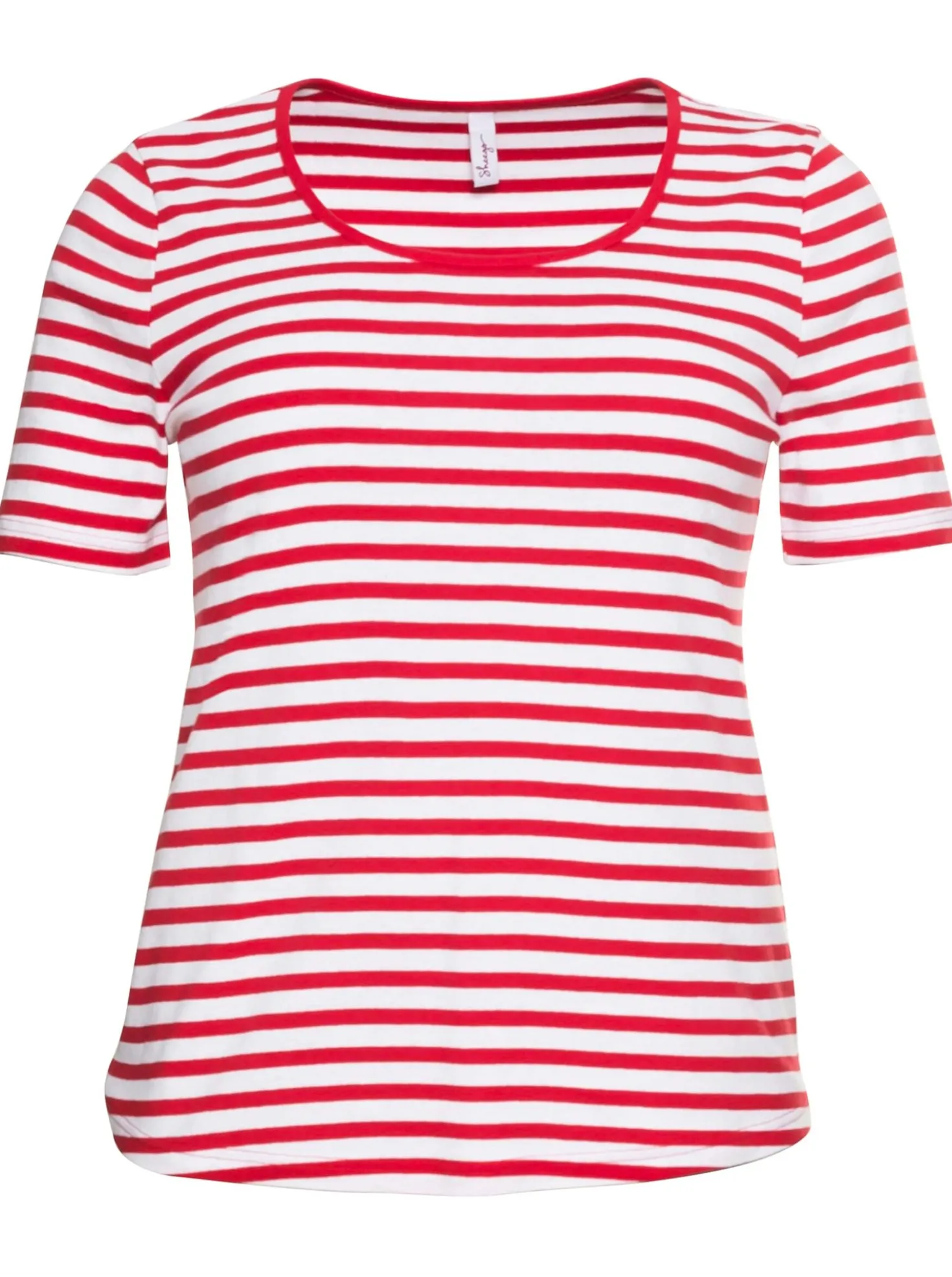 Streifenshirt mit Rundhalsausschnitt