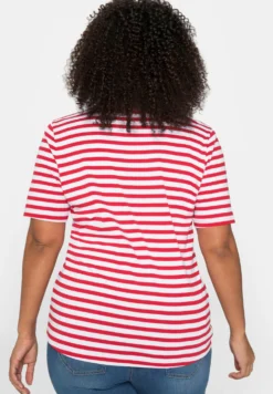 Streifenshirt mit Rundhalsausschnitt
