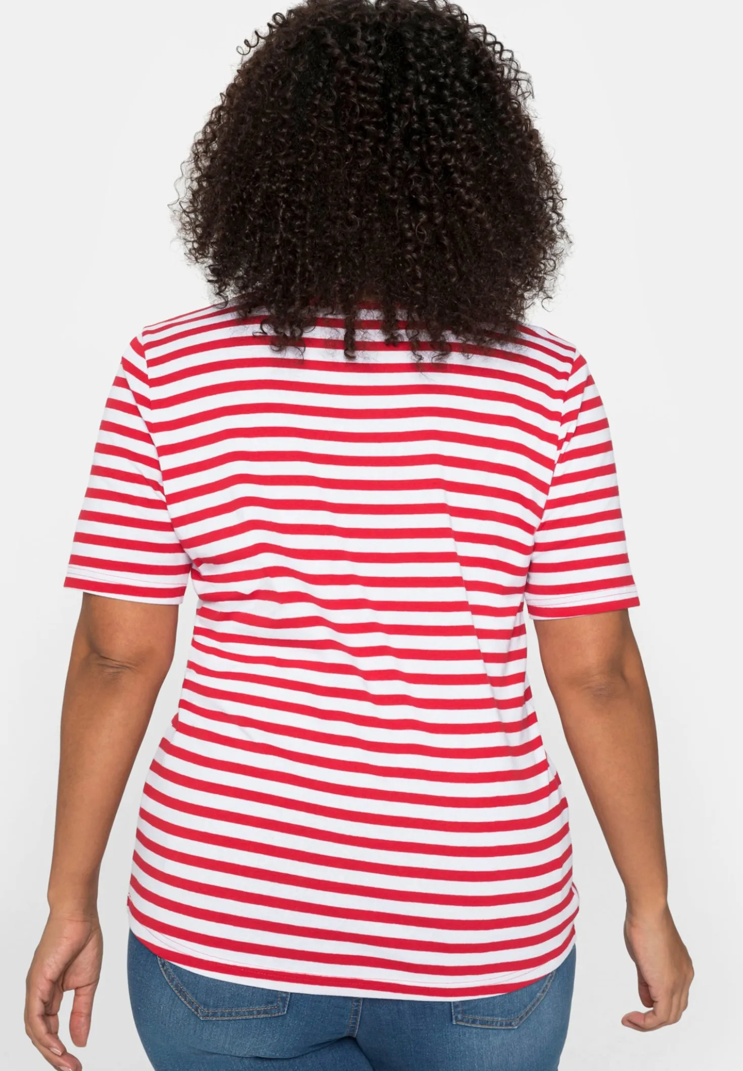 Streifenshirt mit Rundhalsausschnitt