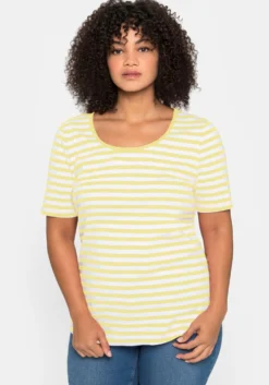 Streifenshirt mit Rundhalsausschnitt