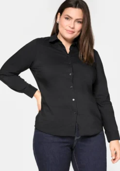 Stretchbluse leicht tailliert