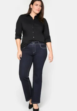 Stretchbluse leicht tailliert