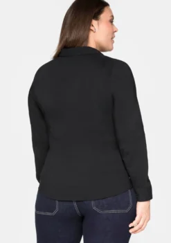 Stretchbluse leicht tailliert