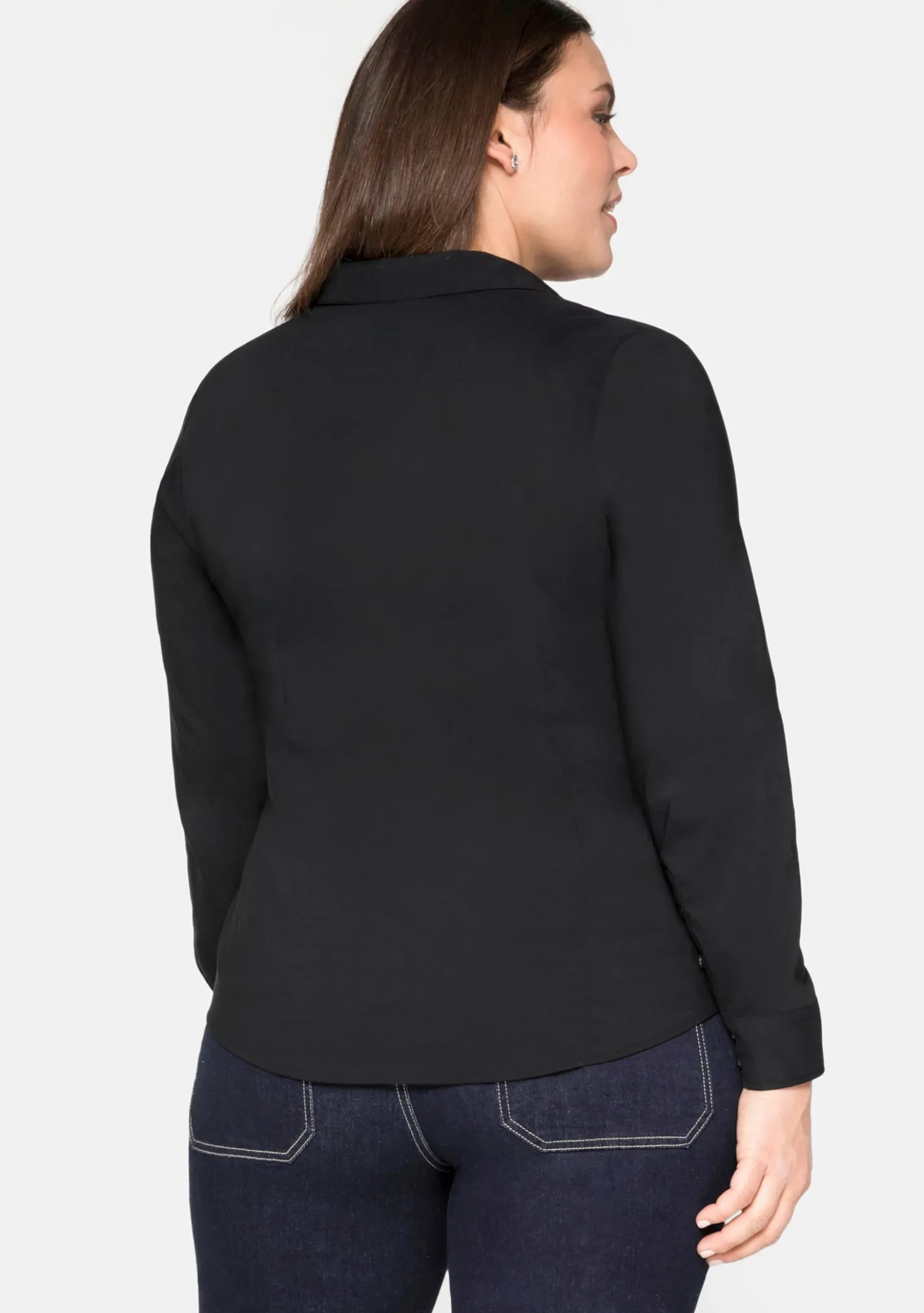 Stretchbluse leicht tailliert