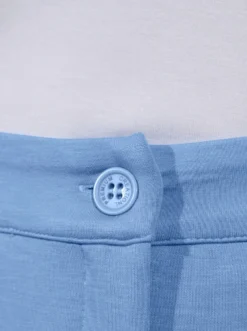Stretch-Hose mit abgesteppter Biese vorne