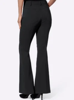 Stretch-Hose mit Biesen