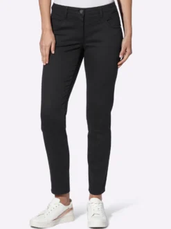 Stretch-Hose mit Passformsattel vorne und hinten