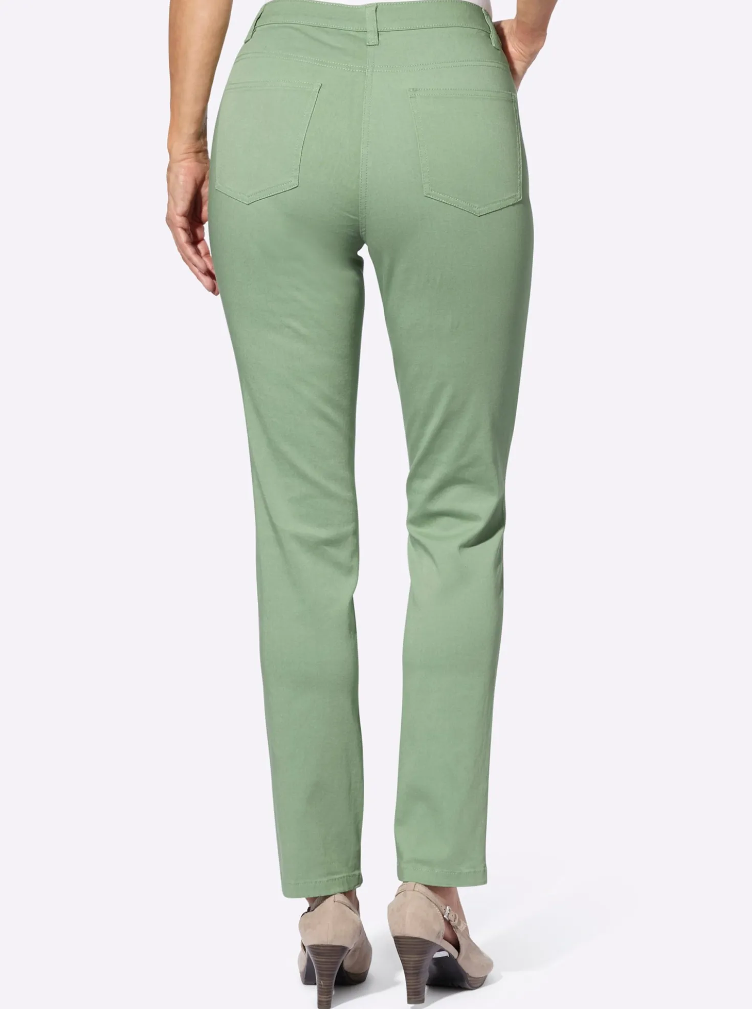 Stretch-Hose mit schmaler Beinweite
