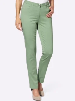 Stretch-Hose mit schmaler Beinweite