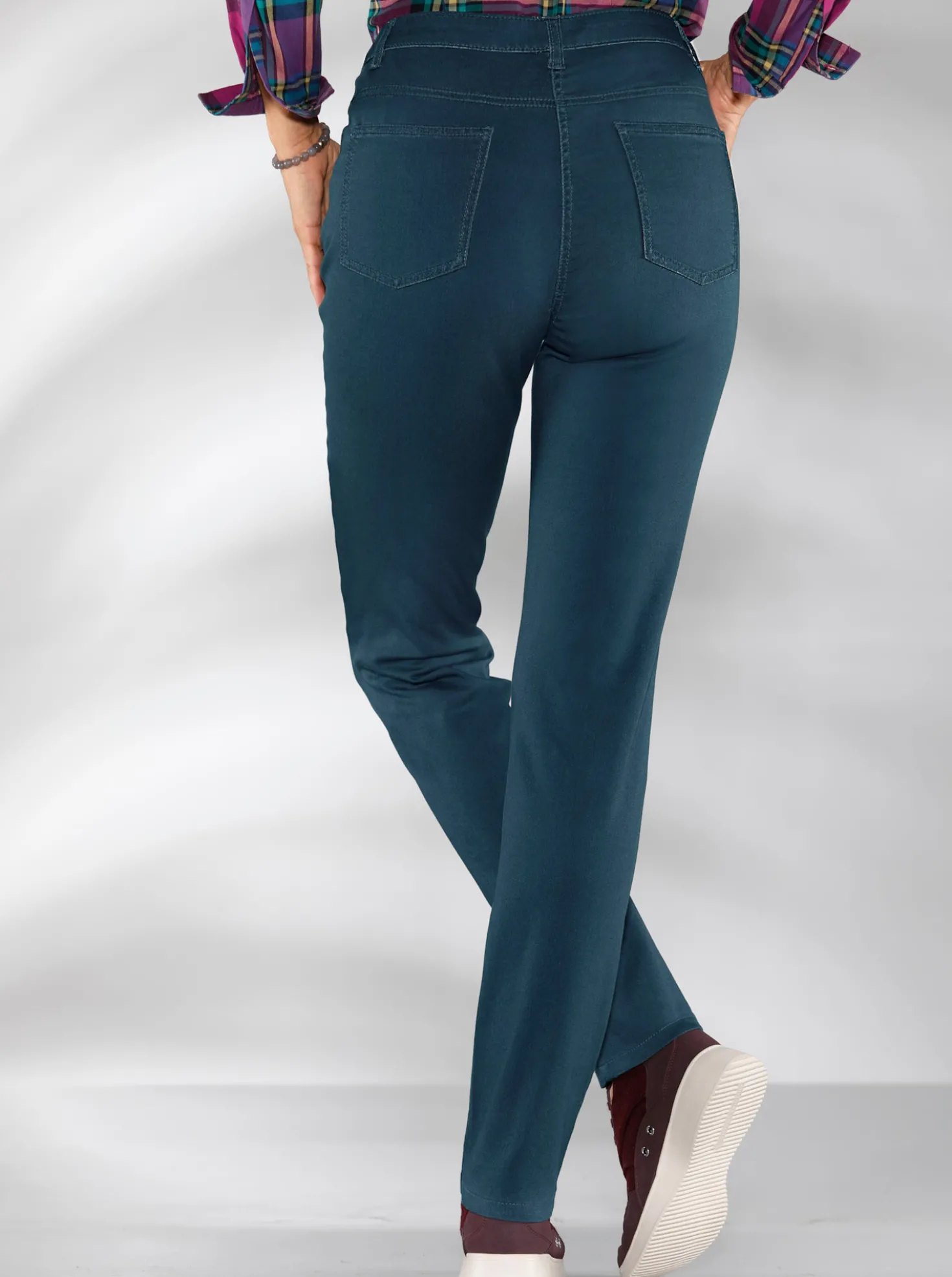 Stretch-Hose mit schmaler Beinweite