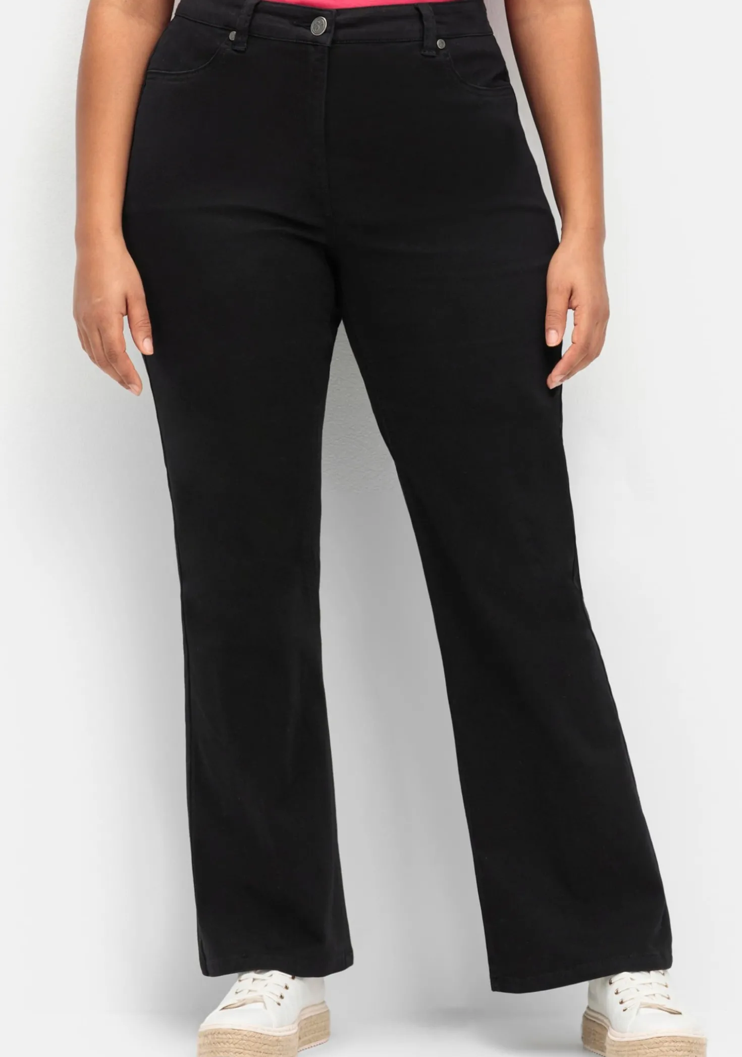 Stretch-Hose mit Shaping-Effekt, in Bootcut-Form