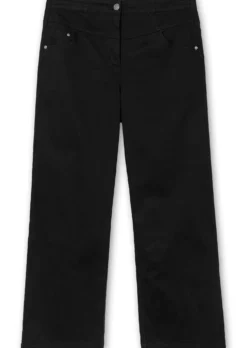 Stretch-Hose mit weitem Bein