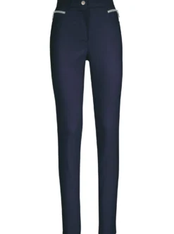 Stretch-Hose mit Zier-Taschen vorne