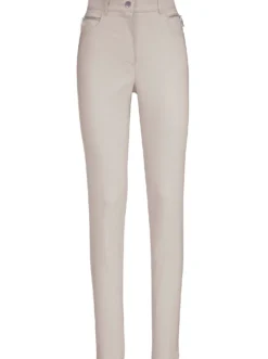 Stretch-Hose mit Zier-Taschen vorne