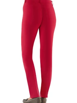 Stretch-Hose mit Zier-Taschen vorne