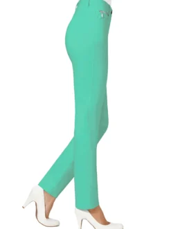 Stretch-Hose mit Zier-Taschen vorne