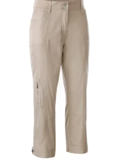 Stretch-Hose mit Zipper am Beinabschluss
