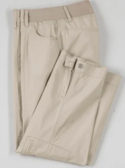 Stretch-Hose mit Zipper am Beinabschluss