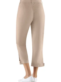 Stretch-Hose mit Zipper am Beinabschluss