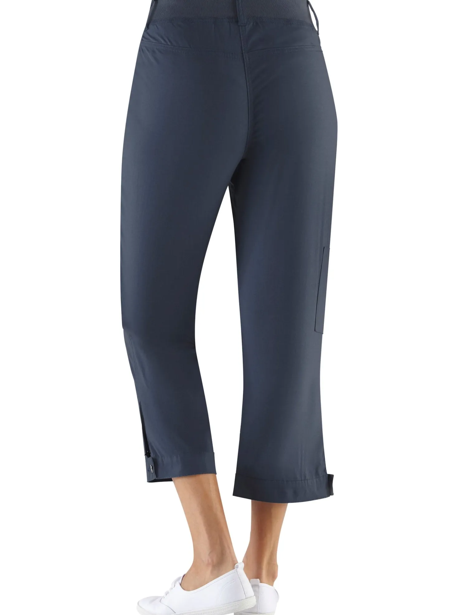Stretch-Hose mit Zipper am Beinabschluss