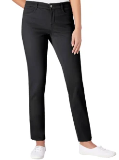 Stretch-Jeans in Röhren-Form