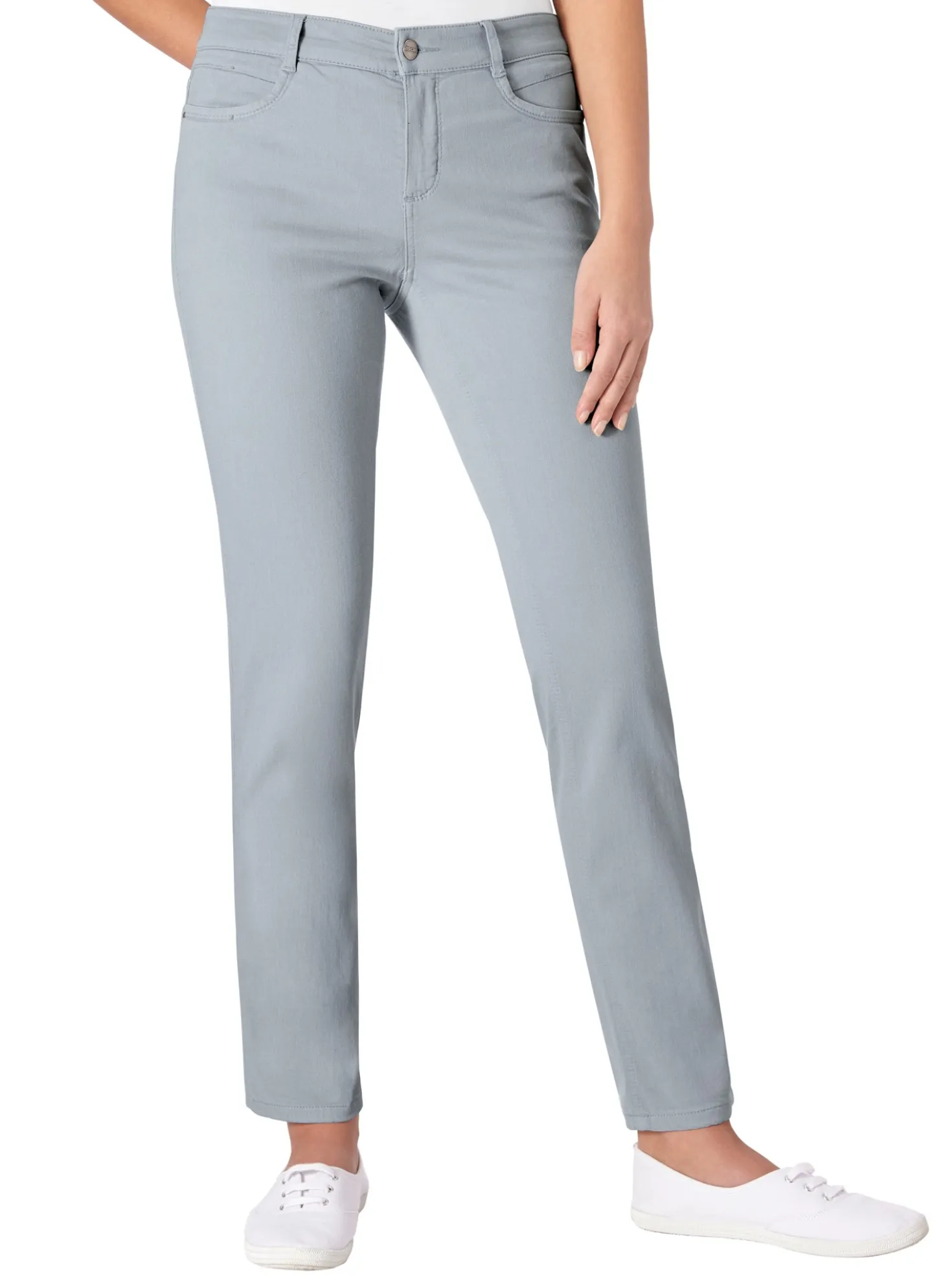 Stretch-Jeans in Röhren-Form