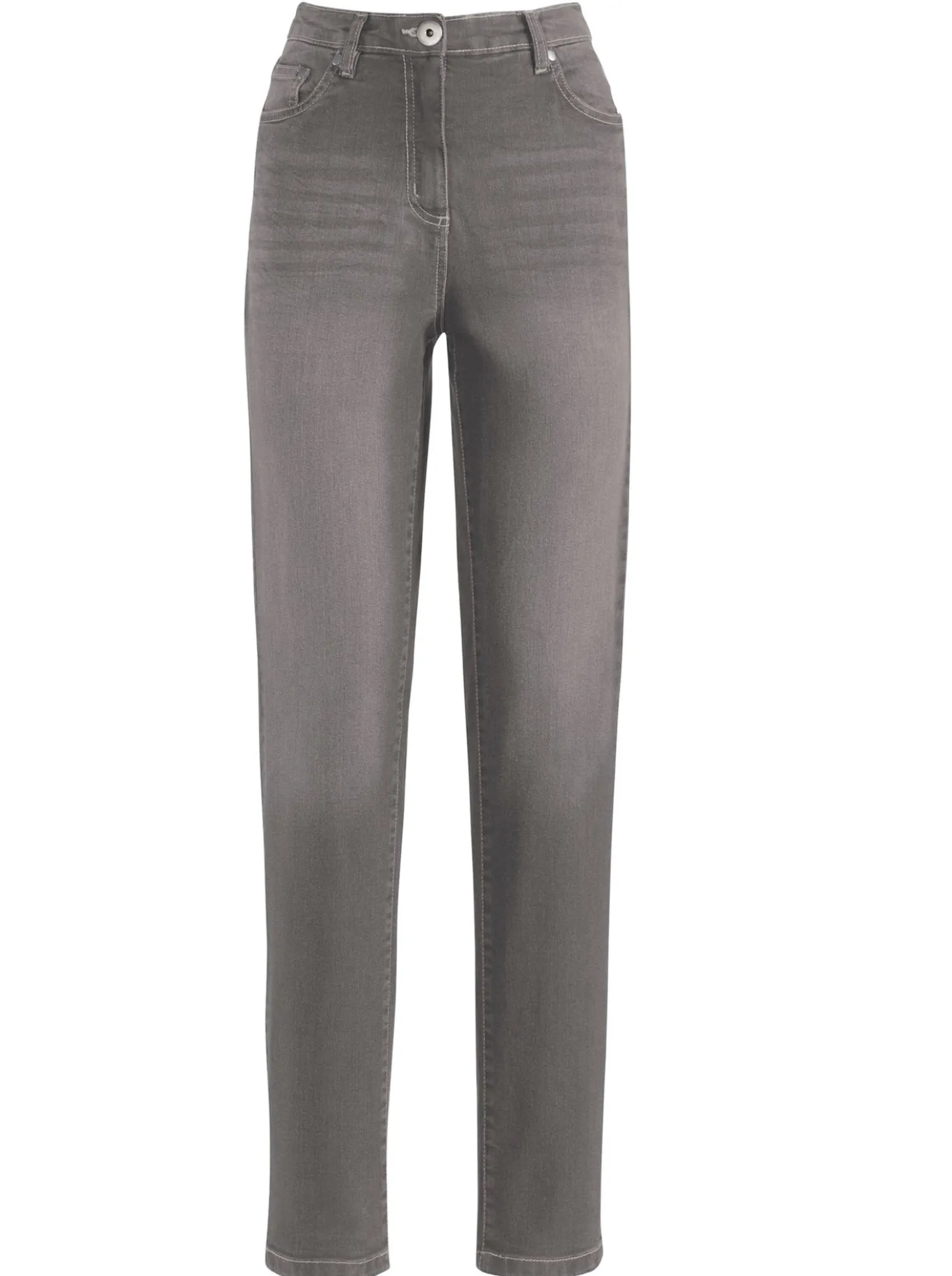 Stretch-Jeans in Used-Optik