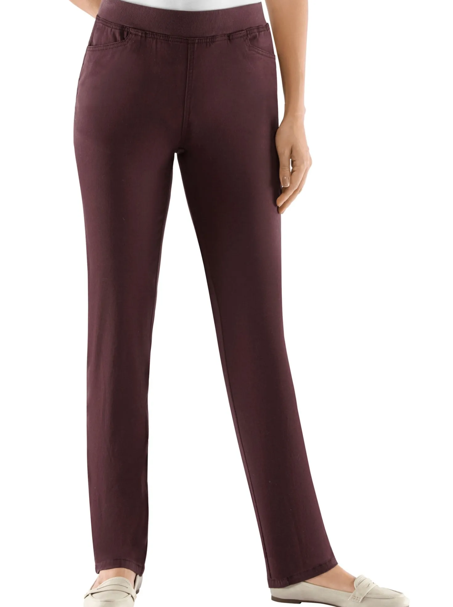 Stretch-Jeans mit Rundum-Dehnbund