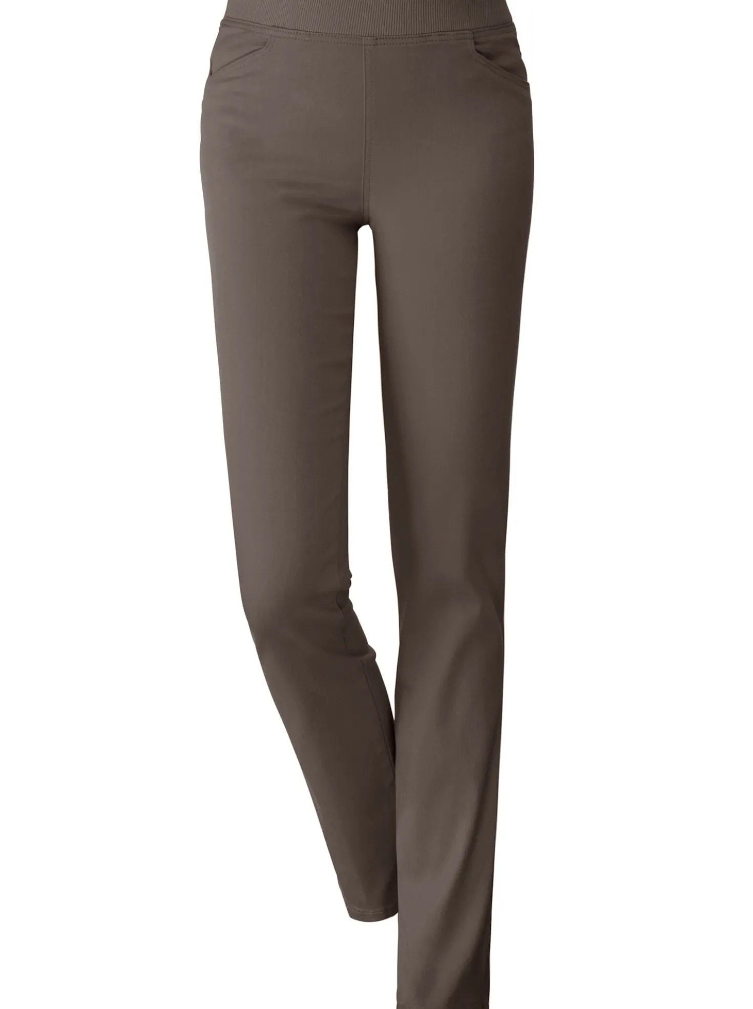 Stretch-Jeans mit Rundum-Dehnbund