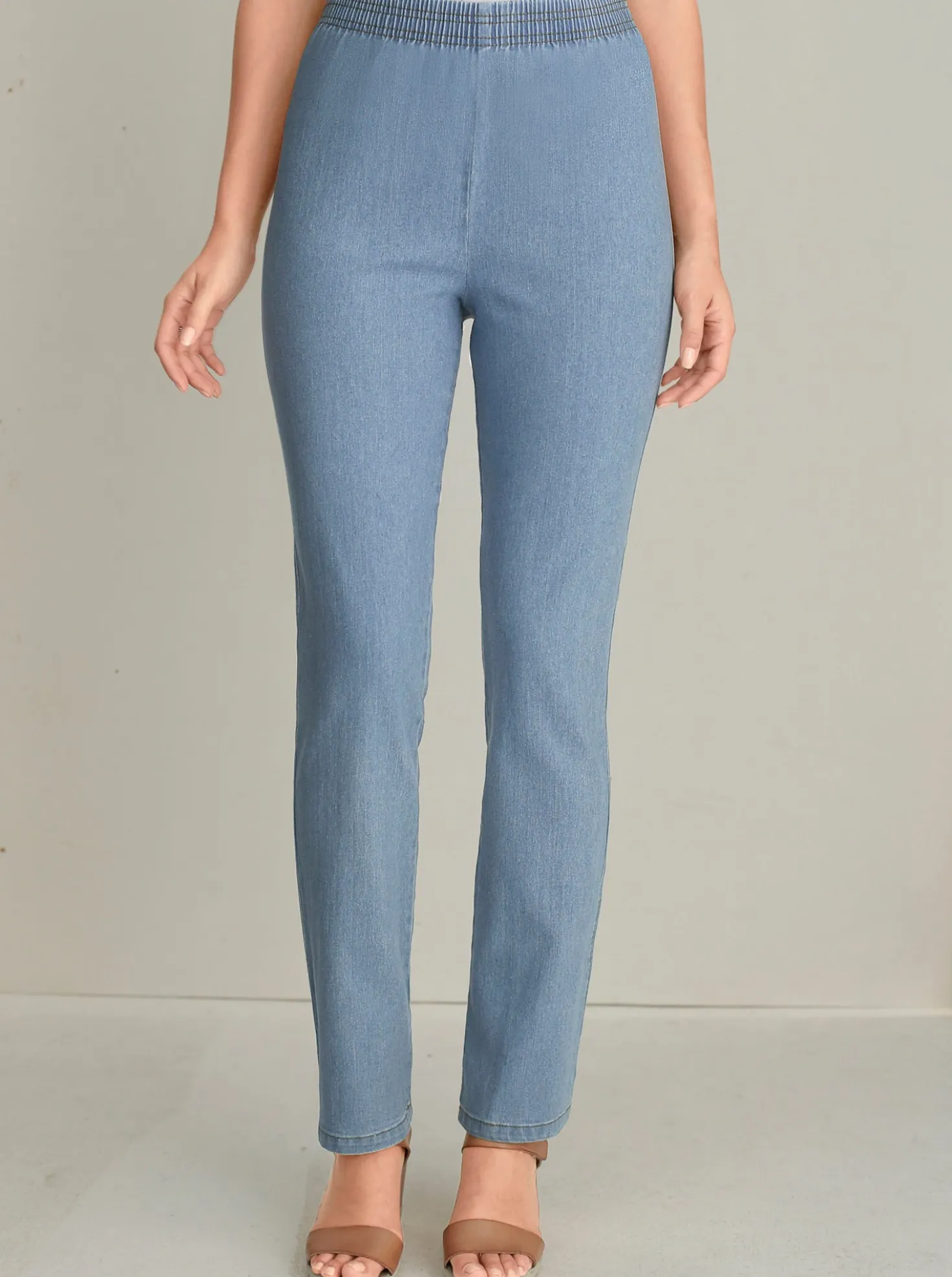 Stretch-Jeans mit Rundum-Dehnbund