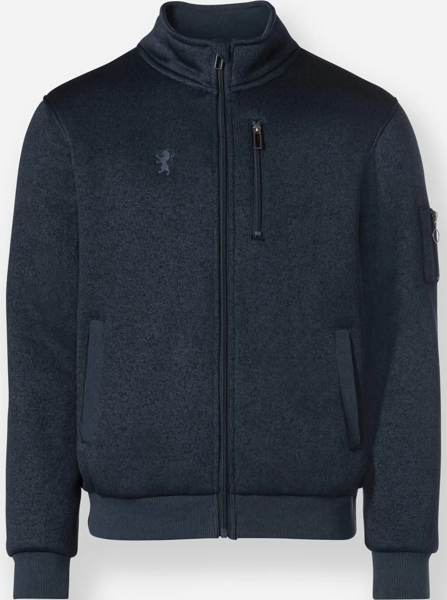 Strickfleece-Jacke