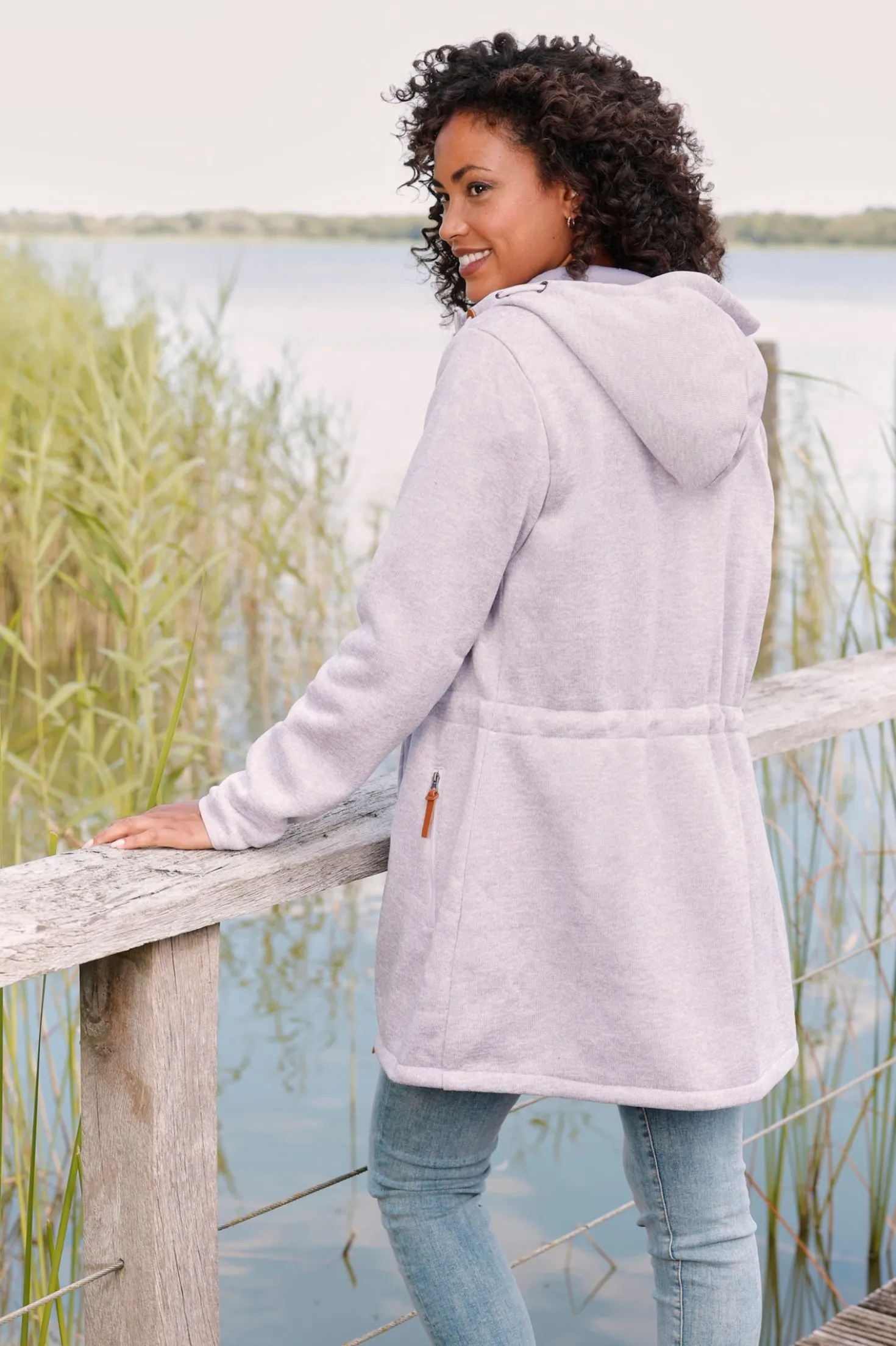 Strickfleecejacke