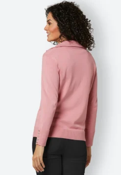 Strickjacke aus mercerisierter Baumwolle
