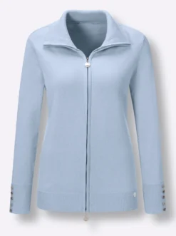 Strickjacke aus mercerisierter Baumwolle