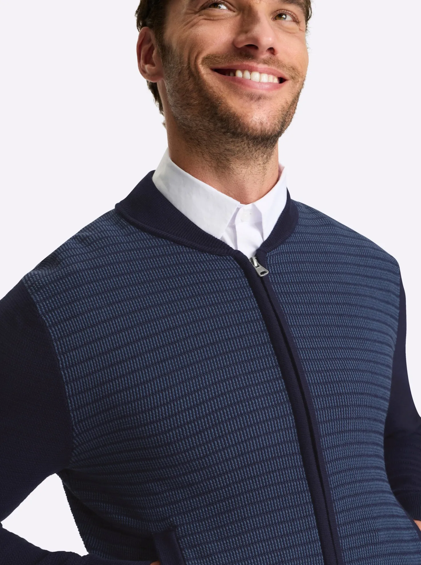 Strickjacke aus reiner Baumwolle